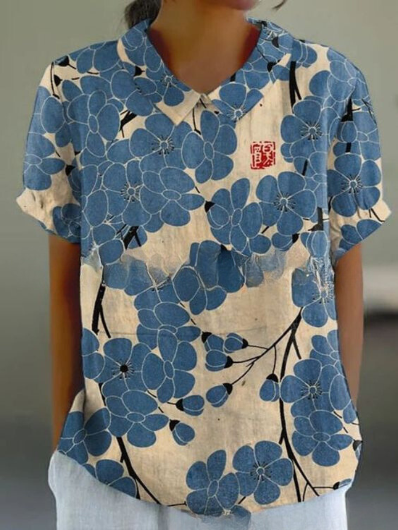 Ombeline™ - Elegant bloemenhemd