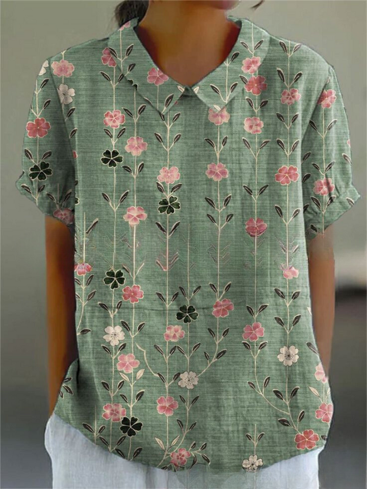 Ombeline™ - Elegant bloemenhemd