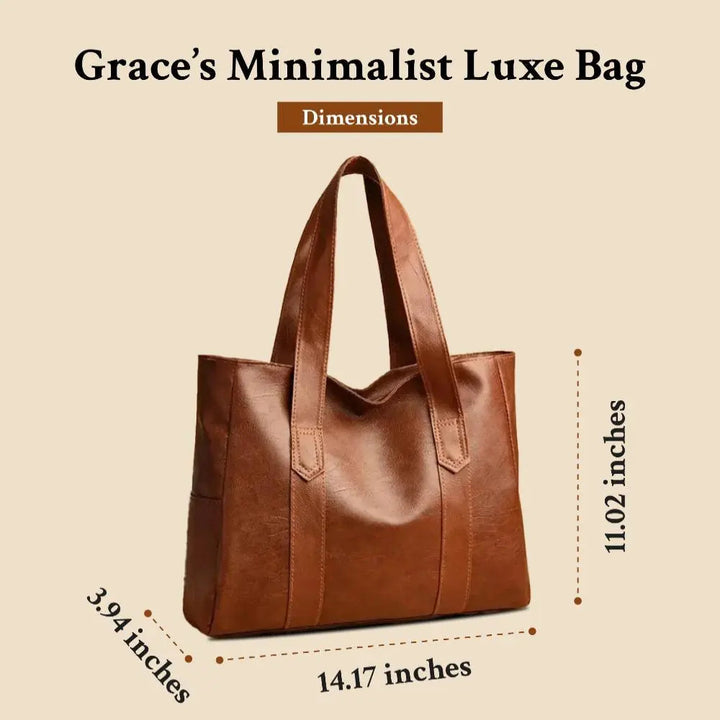 Grace's Minimalist Luxe | Zachte schoudertas