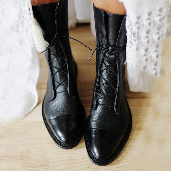 Layla | Leather Heeled Boots