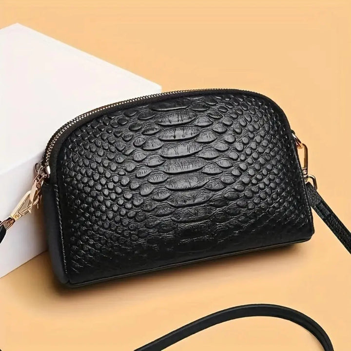 Isabella mini crossbodytas met krokodillenmotief