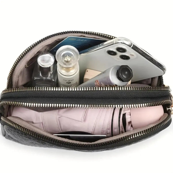 Isabella mini crossbodytas met krokodillenmotief