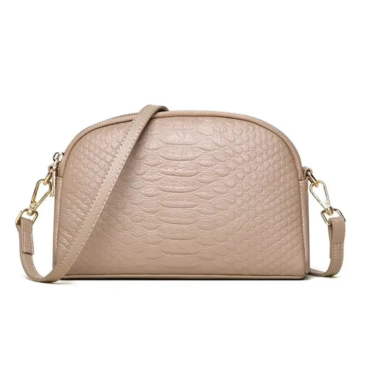 Isabella mini crossbodytas met krokodillenmotief