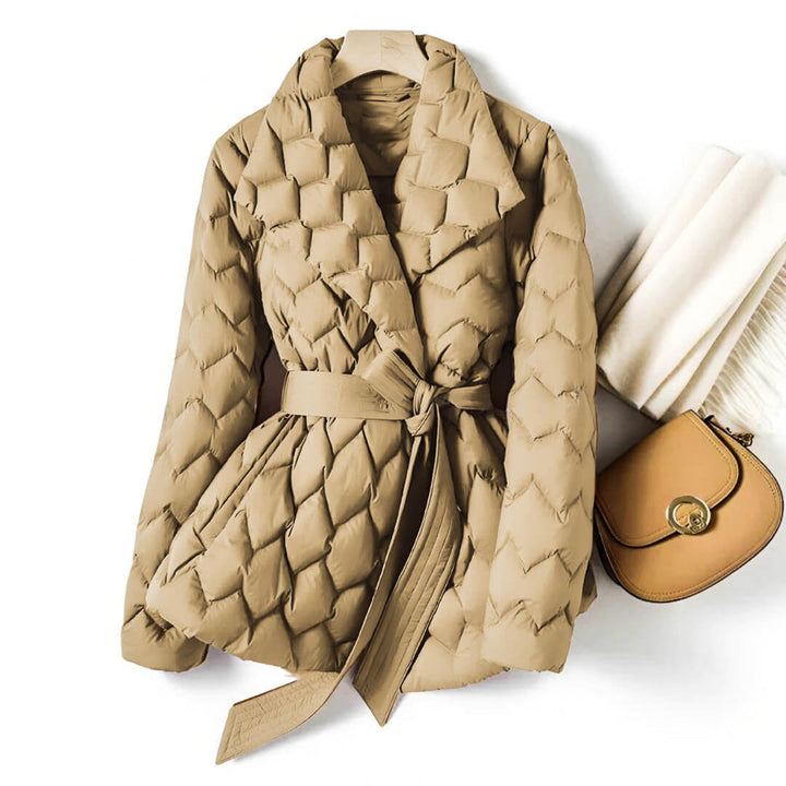 Sarah™ | Stylish Quilted Down Coat