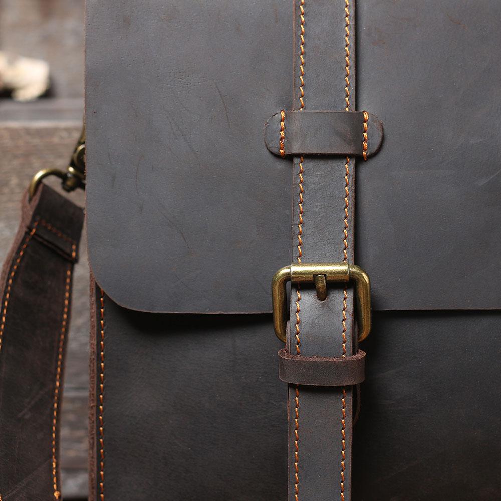 Courier Backpack in Leather | NAMUR