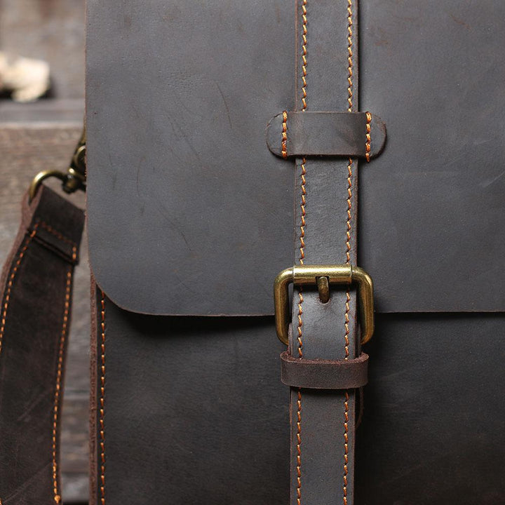 Courier Backpack in Leather | NAMUR
