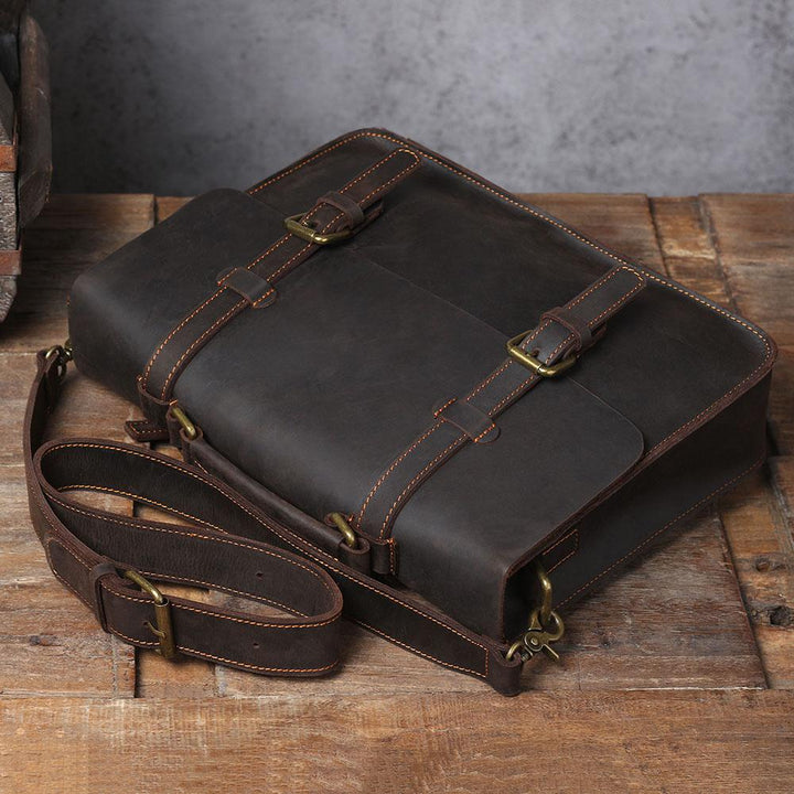 Courier Backpack in Leather | NAMUR