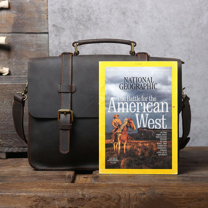 Courier Backpack in Leather | NAMUR