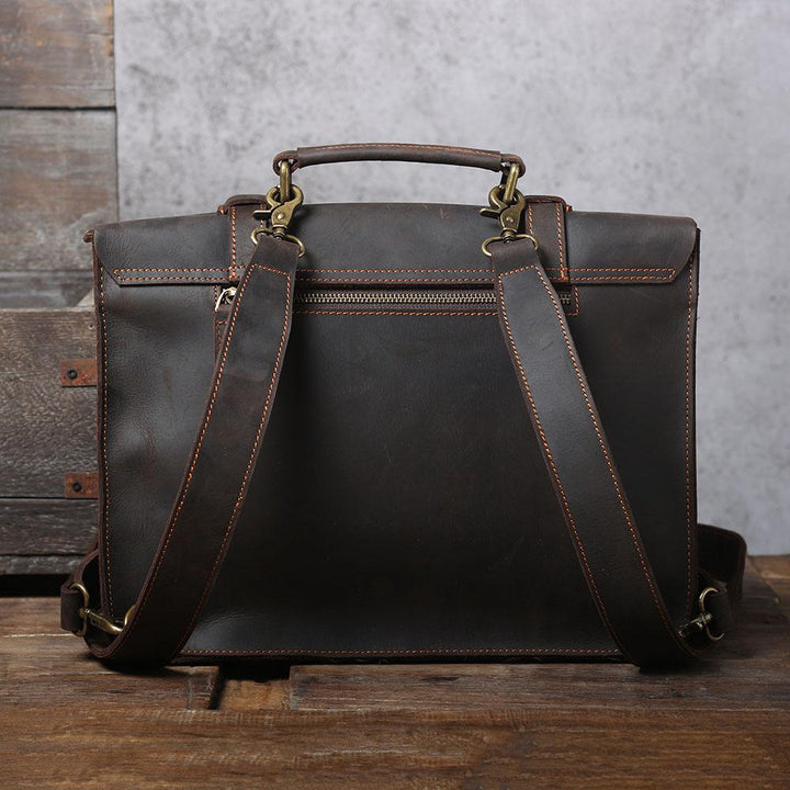 Courier Backpack in Leather | NAMUR