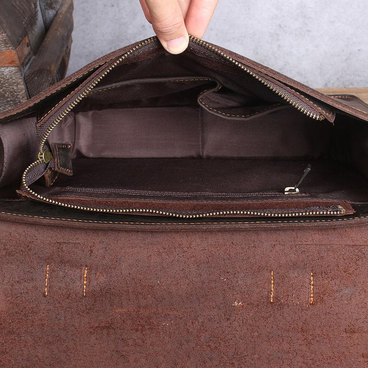 Courier Backpack in Leather | NAMUR
