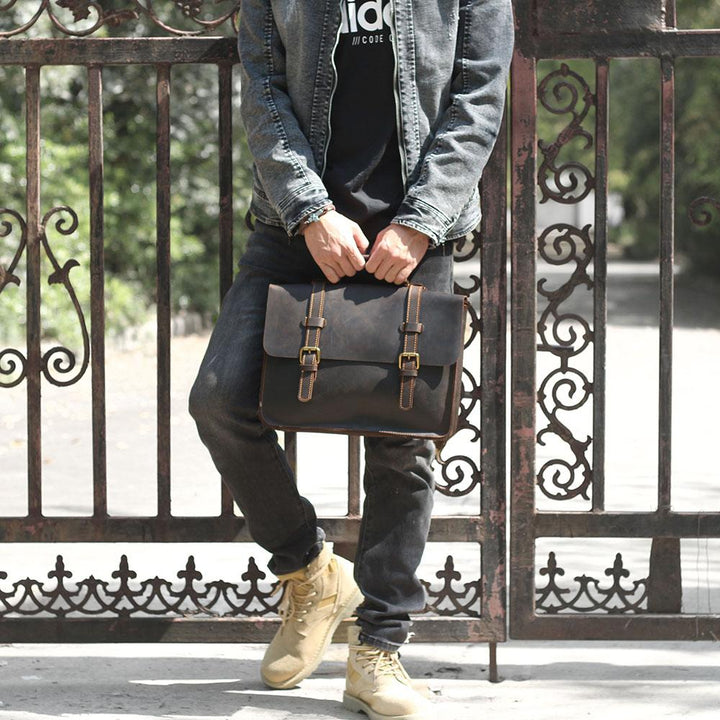 Courier Backpack in Leather | NAMUR