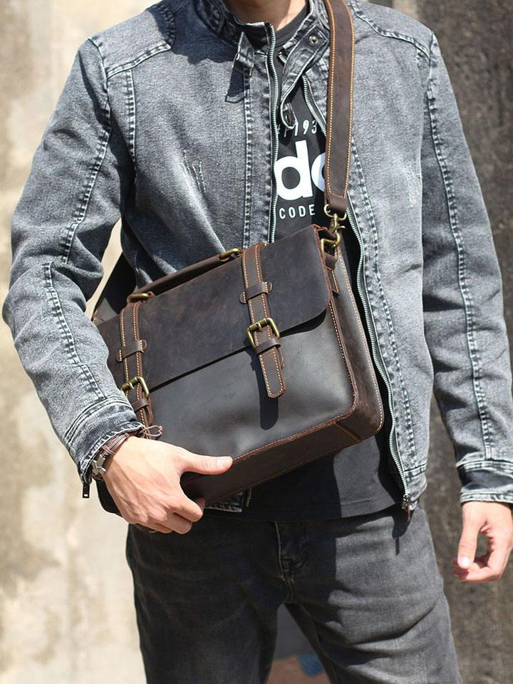 Courier Backpack in Leather | NAMUR