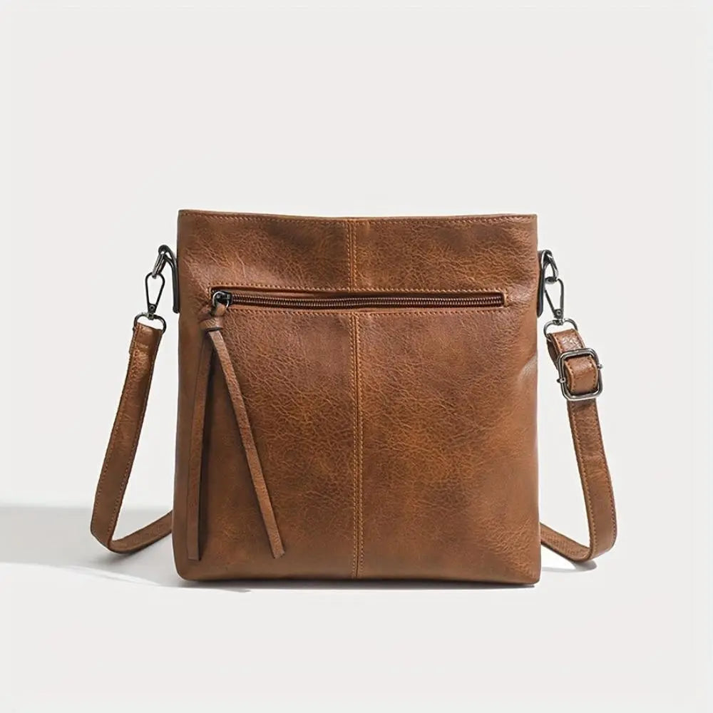 Lena Retro Vierkante Crossbody Tas