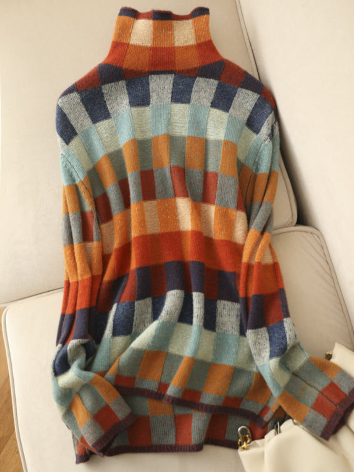 Hodierna™ - Geometrische wintertrui voor dames
