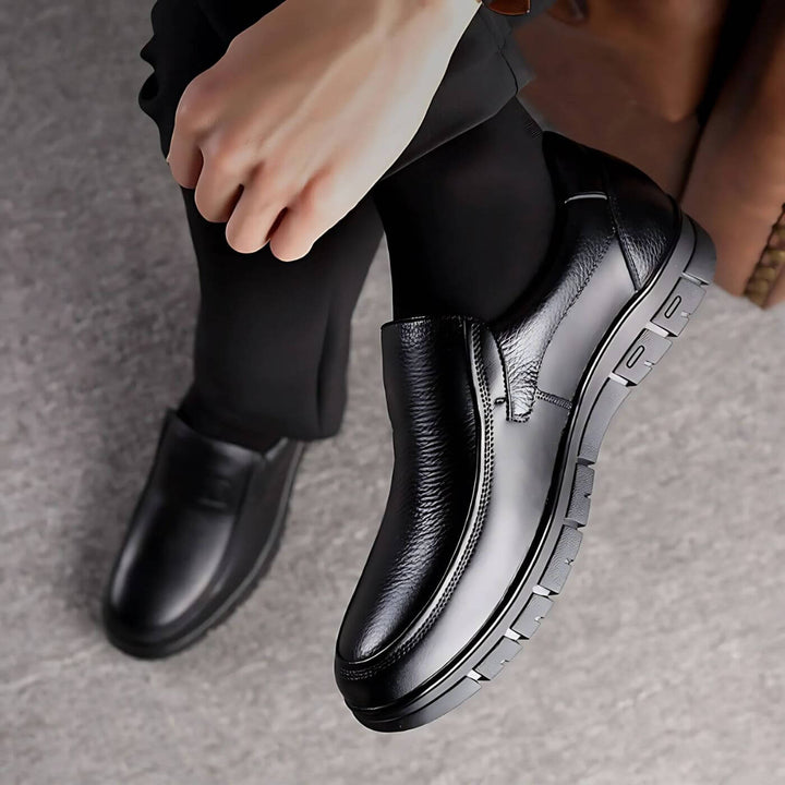 Massimo™ | Stylish Leather Slip-On Shoes