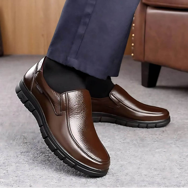 Massimo™ | Stylish Leather Slip-On Shoes