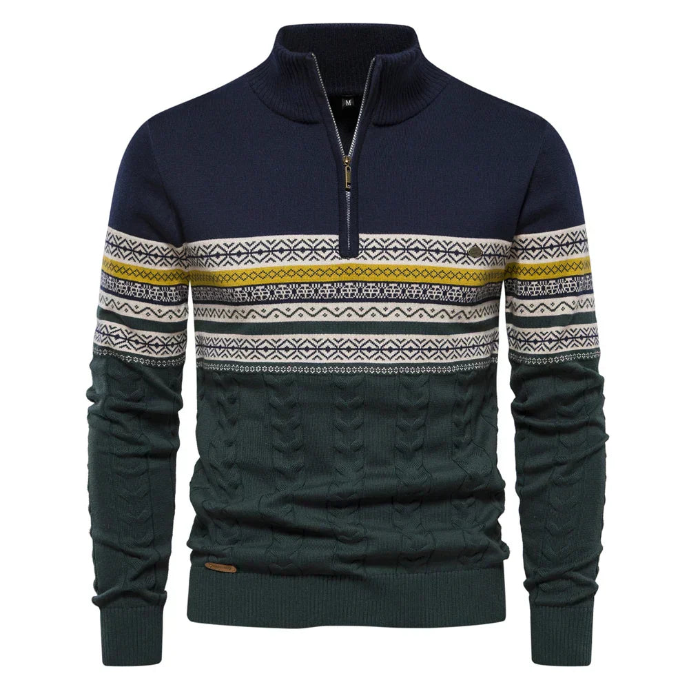 Lucas | Ethnic Pattern Casual Sweater for Men