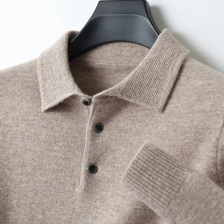 Pieter | Long Sleeve Business Knit Shirt