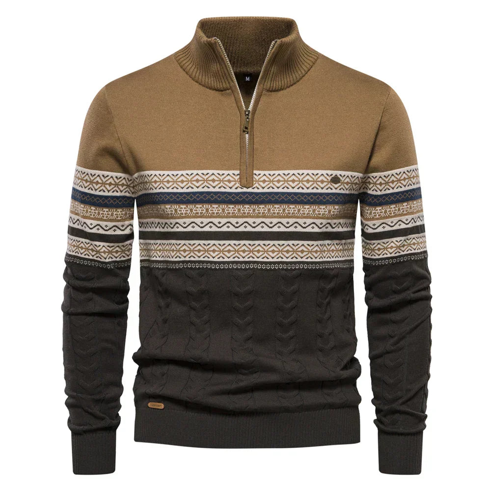 Lucas | Ethnic Pattern Casual Sweater for Men