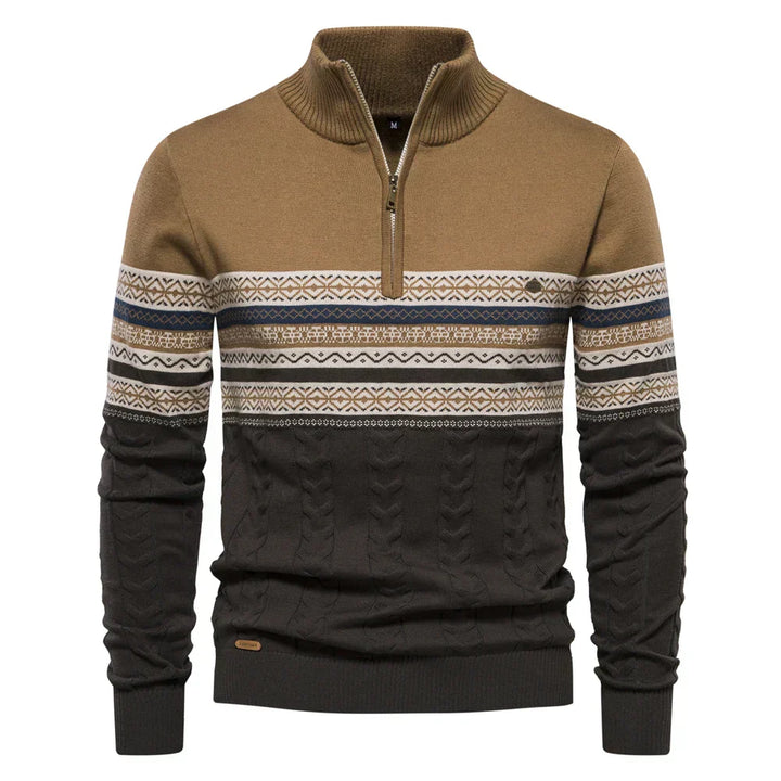 Lucas | Ethnic Pattern Casual Sweater for Men
