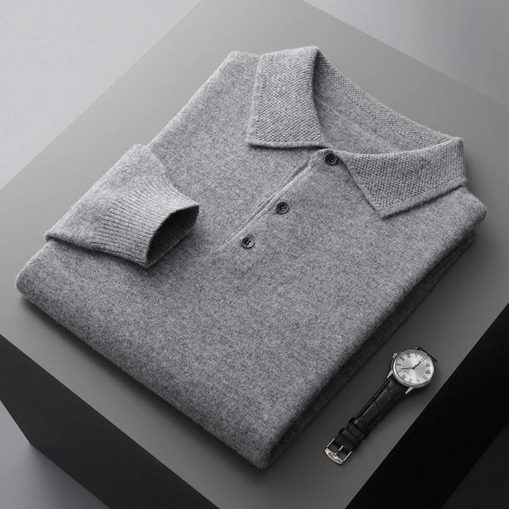 Pieter | Long Sleeve Business Knit Shirt