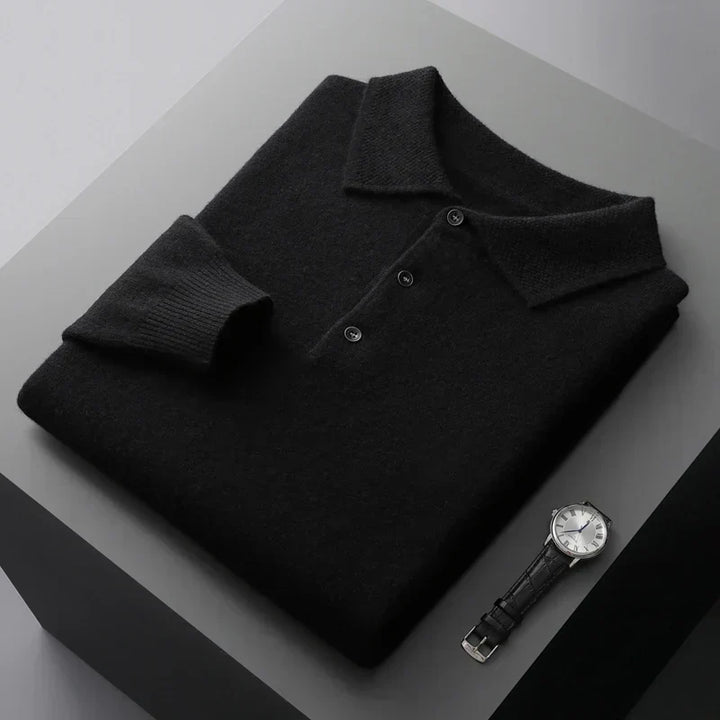 Pieter | Long Sleeve Business Knit Shirt