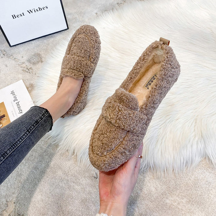 Marielle | Plush Flat Shoes