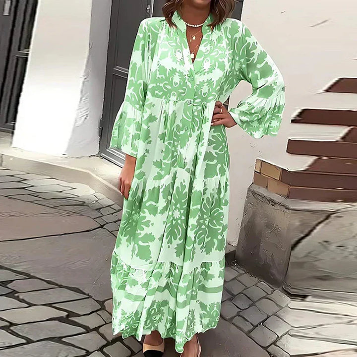 Ophelia - Boho maxi-jurk met wijde mouwen