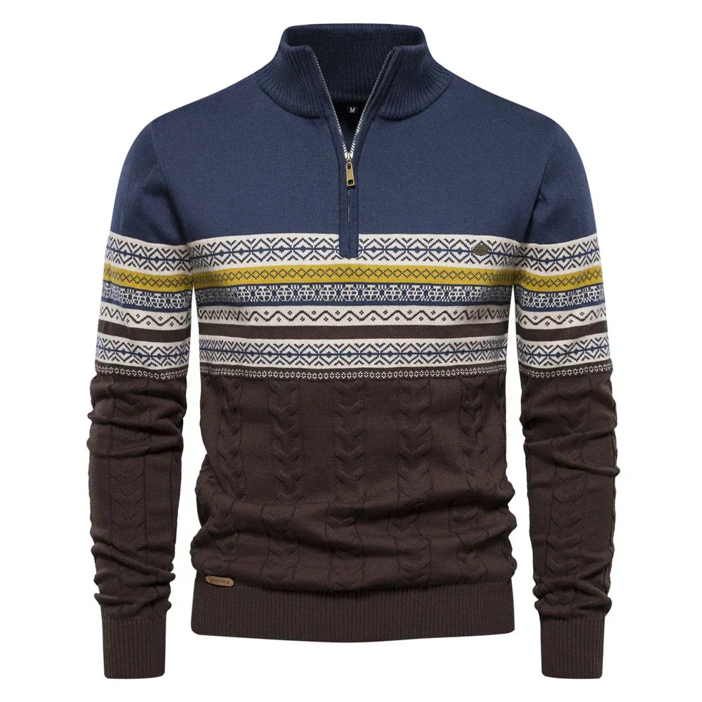 Lucas | Ethnic Pattern Casual Sweater for Men