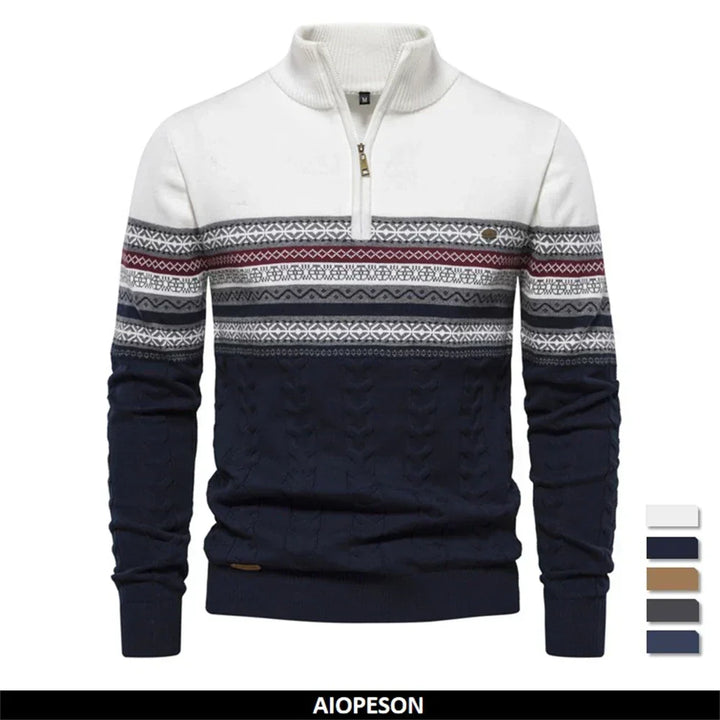 Lucas | Ethnic Pattern Casual Sweater for Men
