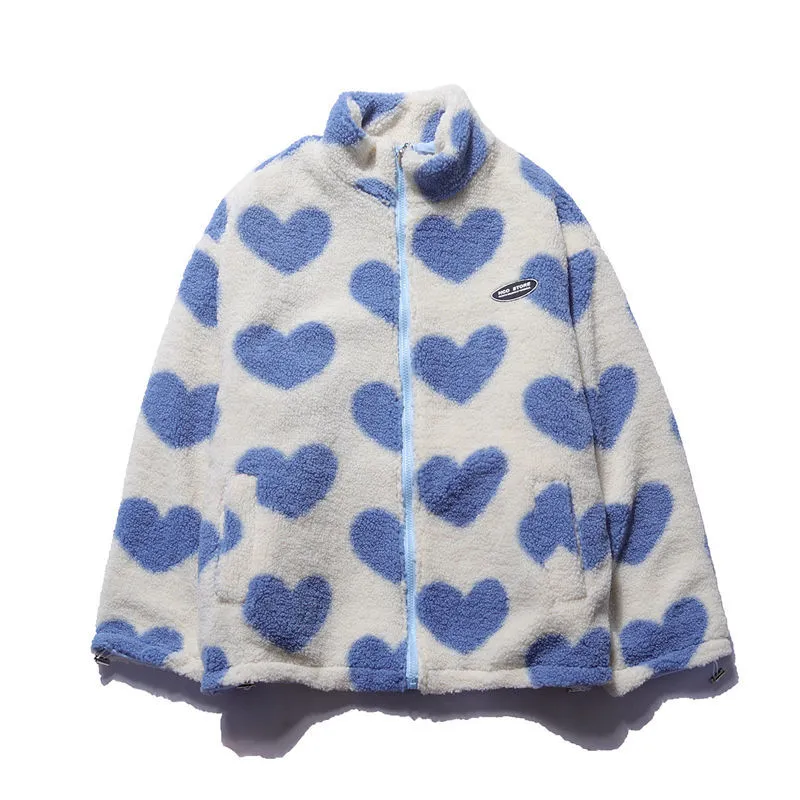 Stephanie | Double-Sided Heart Coat