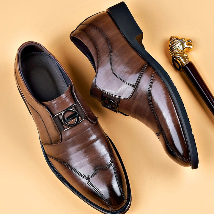 Giovanni™ | Leren schoenen in Boss-stijl