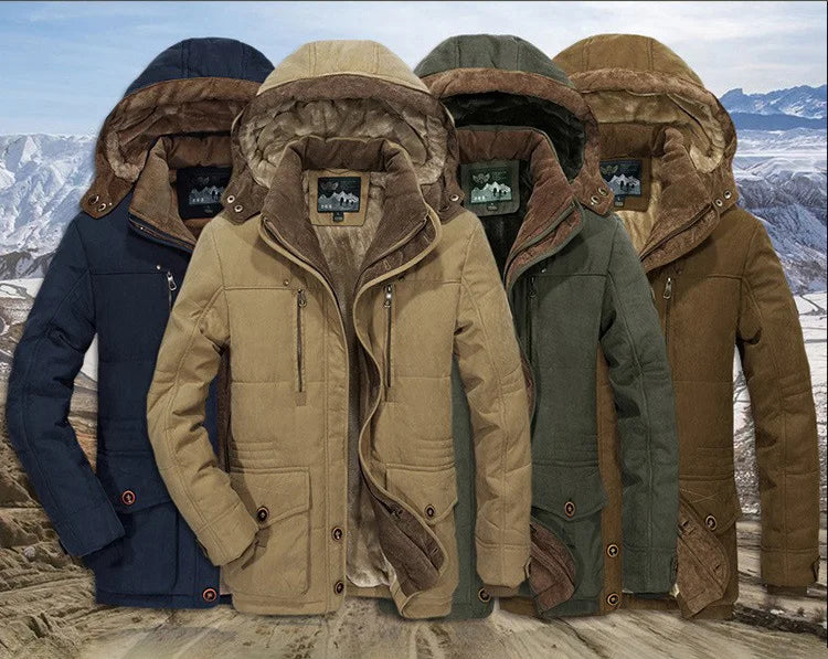 Mike | Thermal men's winter parka with multiple pockets