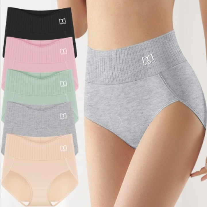 Shaplex™ - Pack of 6 High-Waisted Breathable and Comfortable Shaping Panties