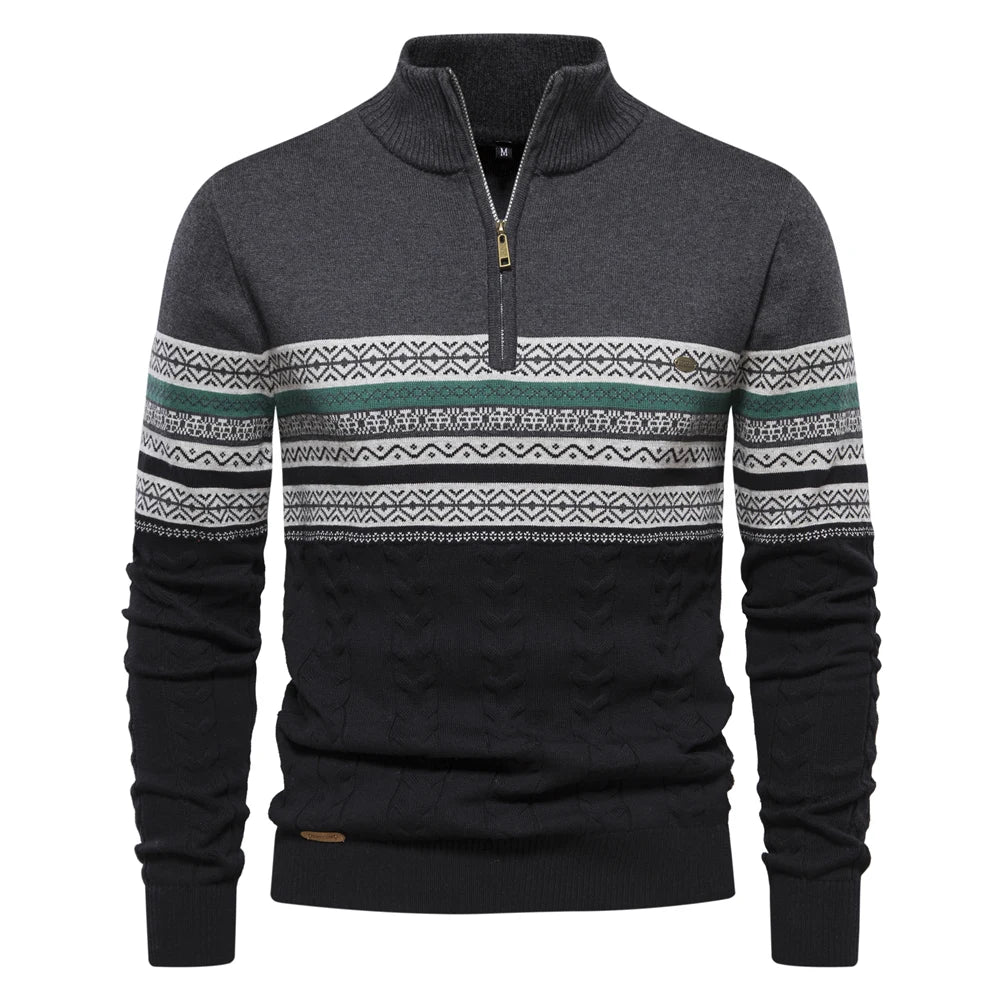 Lucas | Ethnic Pattern Casual Sweater for Men