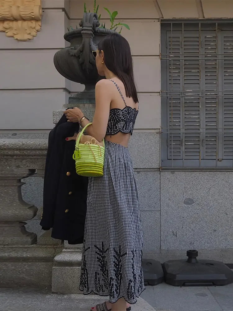 Clara - Chique Gingham-jurk