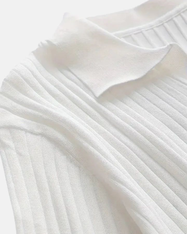 Hampton Côtelé Polo Sweatshirt