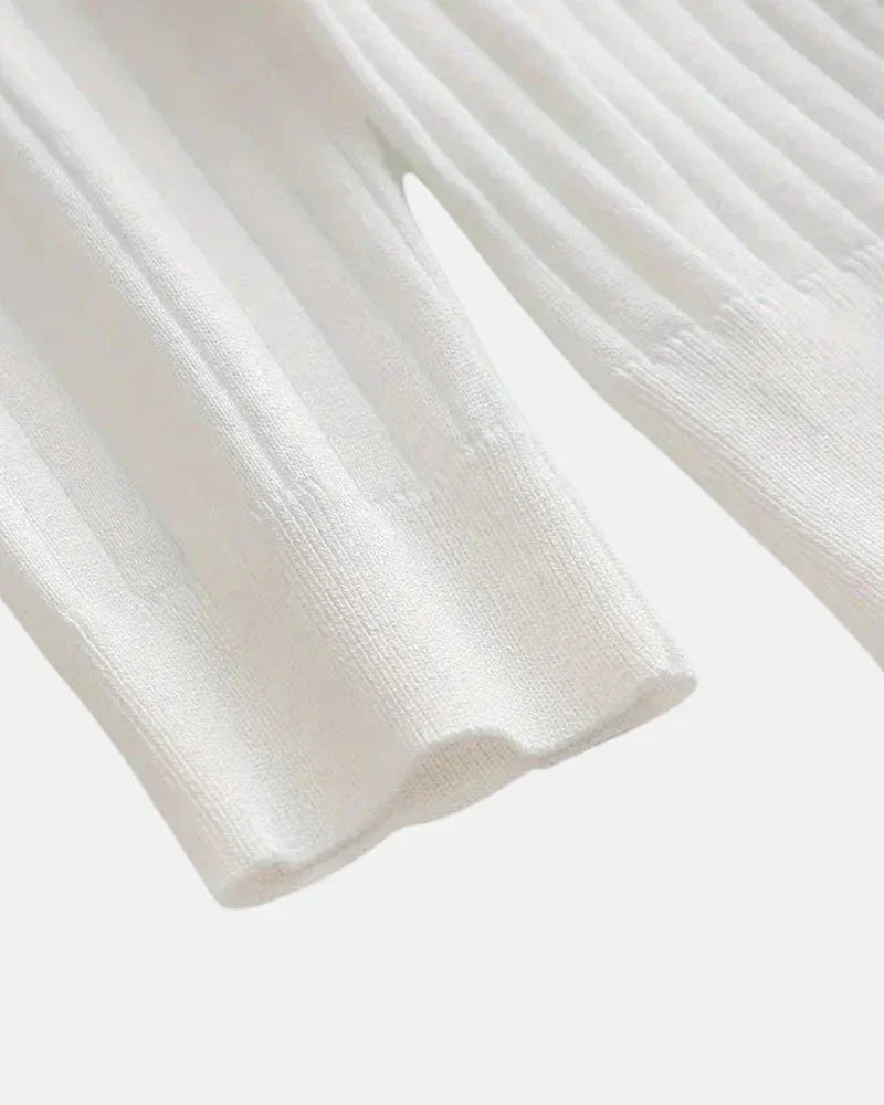 Hampton Côtelé Polo Sweatshirt
