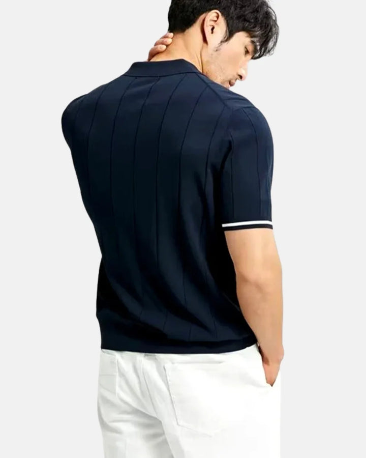 Santino Zip-Up Polo