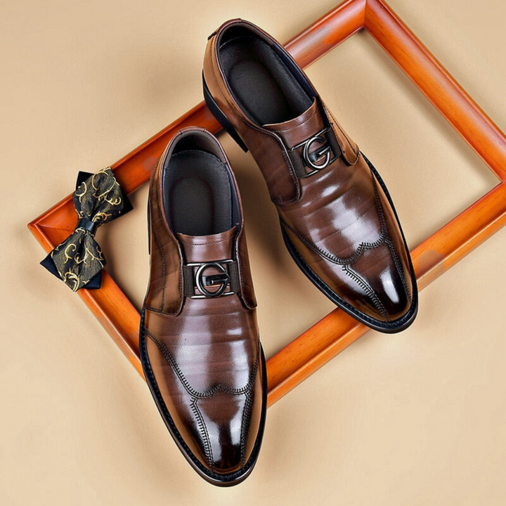 Giovanni™ | Leren schoenen in Boss-stijl