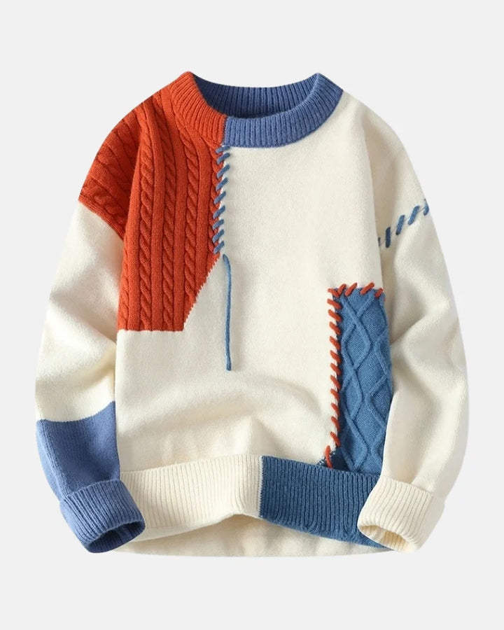 Chic Distressed Knit Sweater