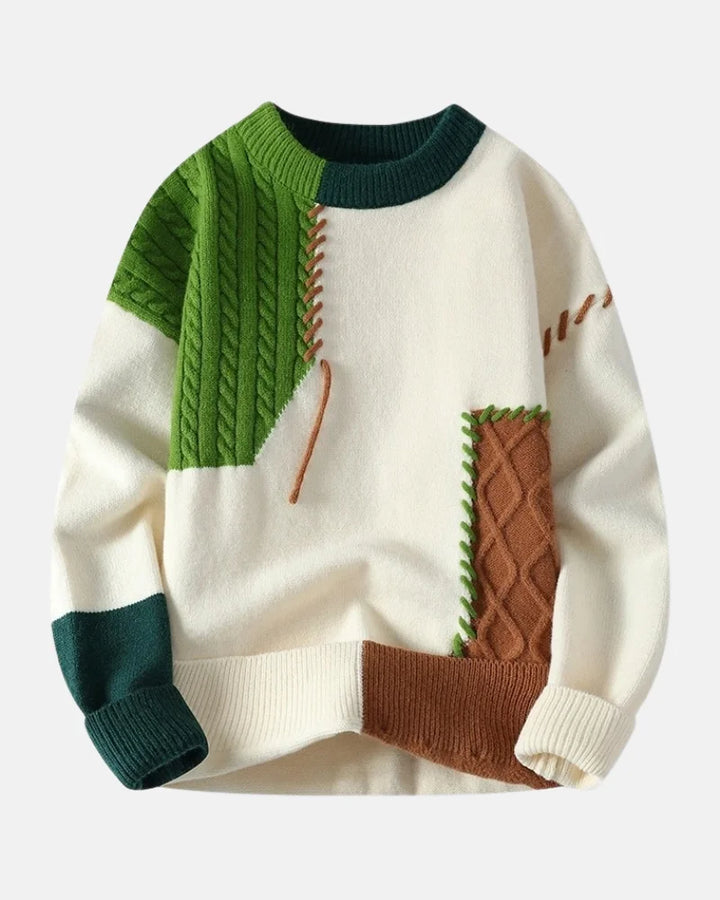 Chic Distressed Knit Sweater
