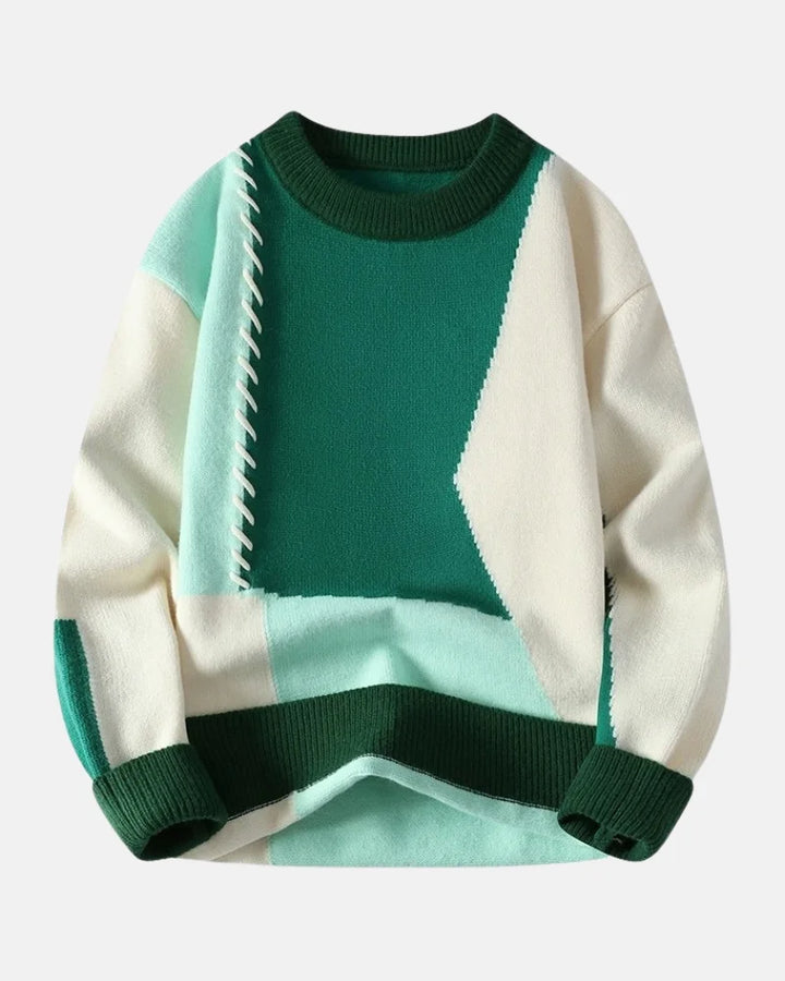 Chic Distressed Knit Sweater