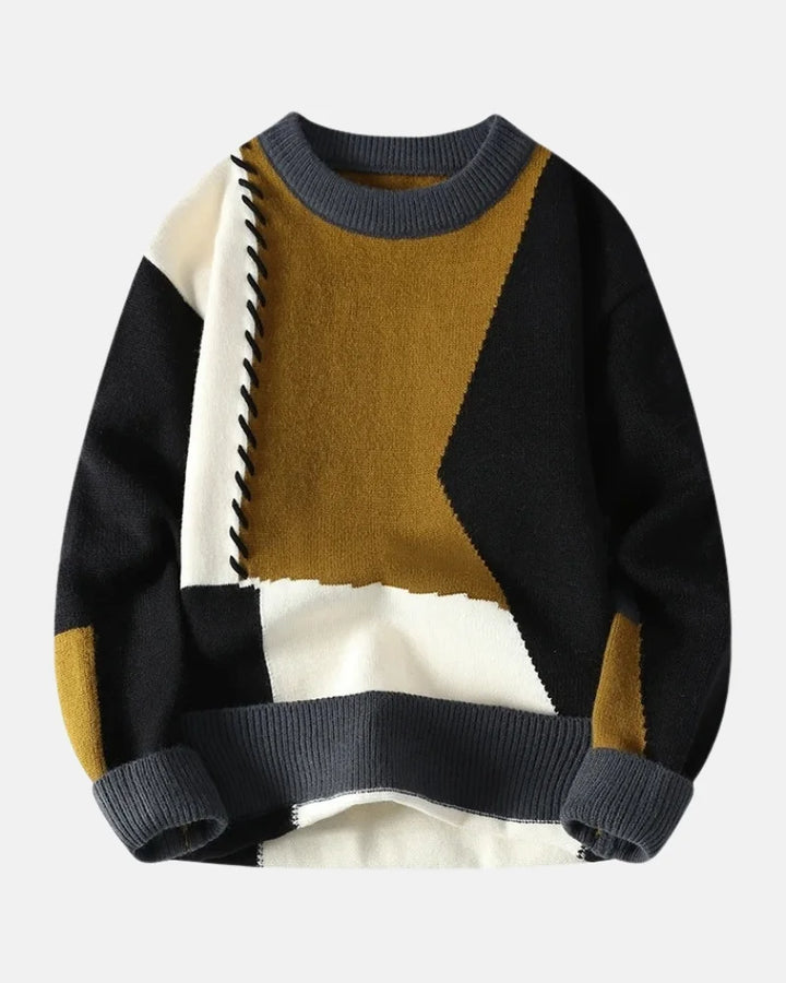 Chic Distressed Knit Sweater