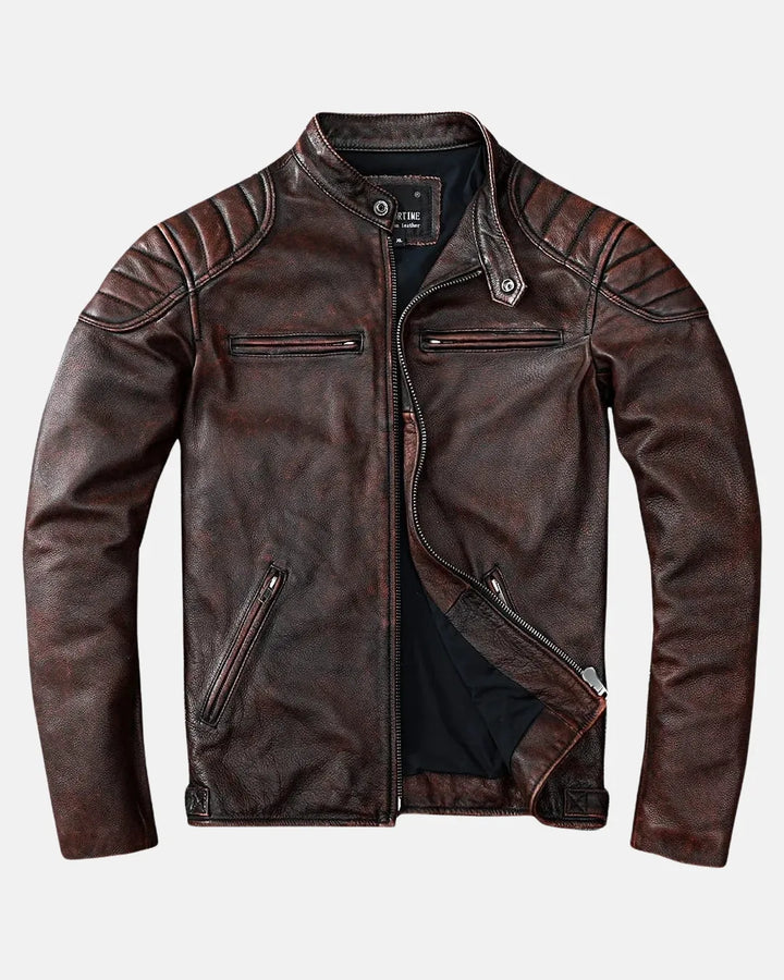 Rough Rider Style Leather Jacket