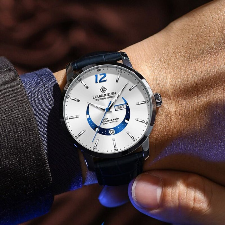Elegant maanfasehorloge