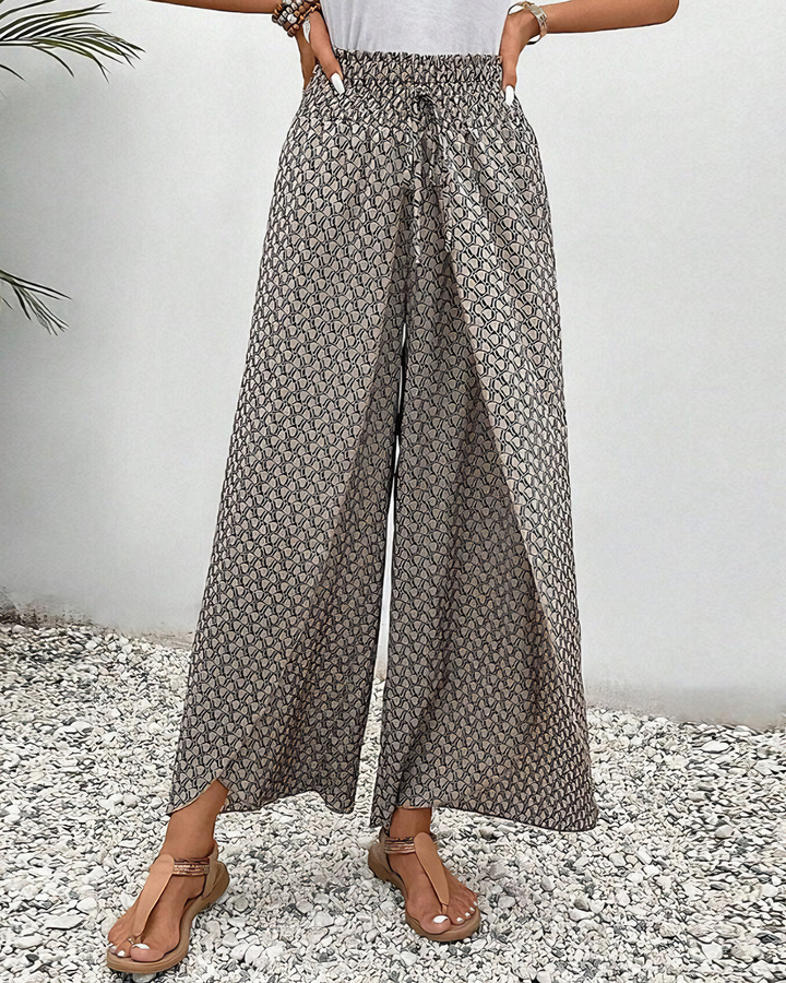 Sahara™ - Relaxte broek met wijde pijpen 