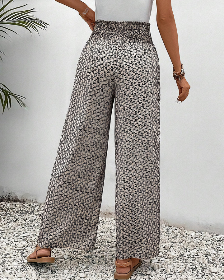 Sahara™ - Relaxte broek met wijde pijpen 