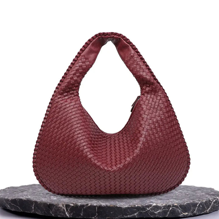Valentina | Geweven rode tas