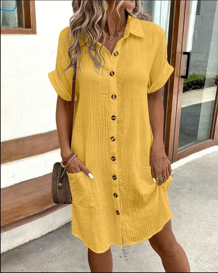 Aria - Klassieke Polo Casual Jurk
